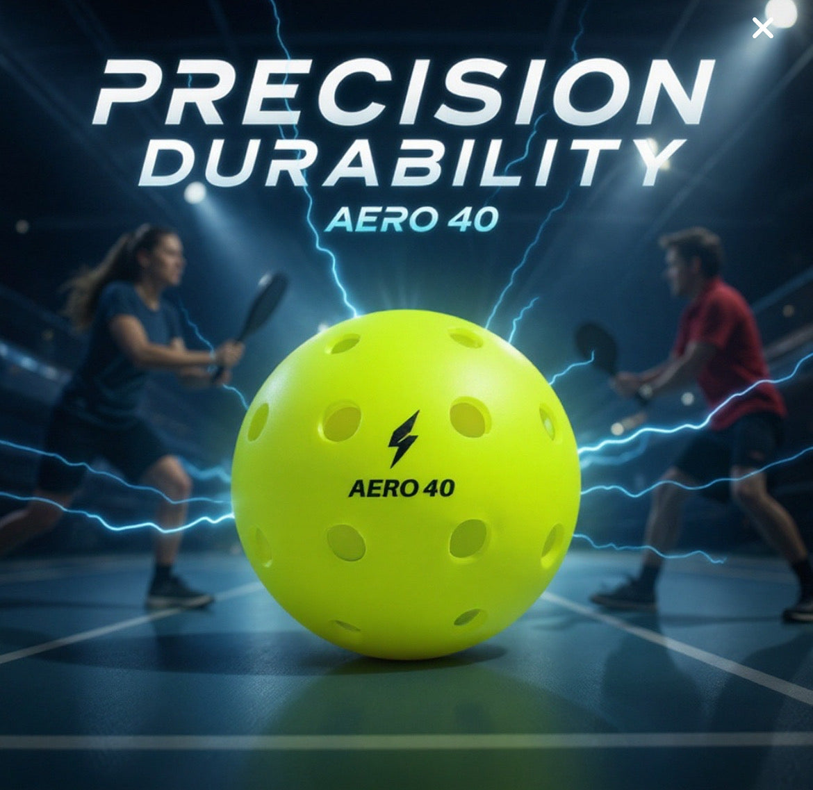 Pack 6 Bolas de Pickleball DPRADIX AERO 40