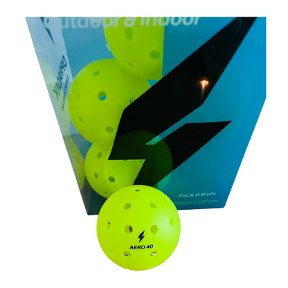 Pack 6 Bolas de Pickleball DPRADIX AERO 40